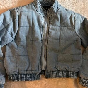 Haute Monde Light Blue Quilted Jacket